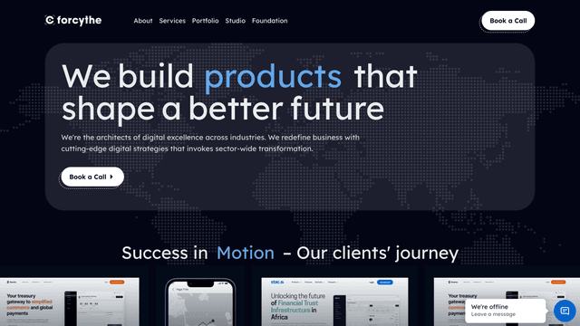 Forcythe Landing Page